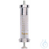 Glass and Metal Syringe, SANITEX, 2 ml : 0.1 ml, Luer tip Glass and Metal...